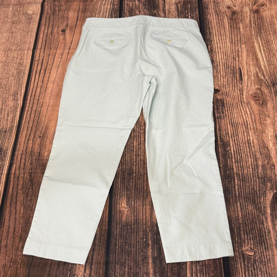 Talbots Women's Chatham Curvy Dress Pants Size 14 Teal Casual