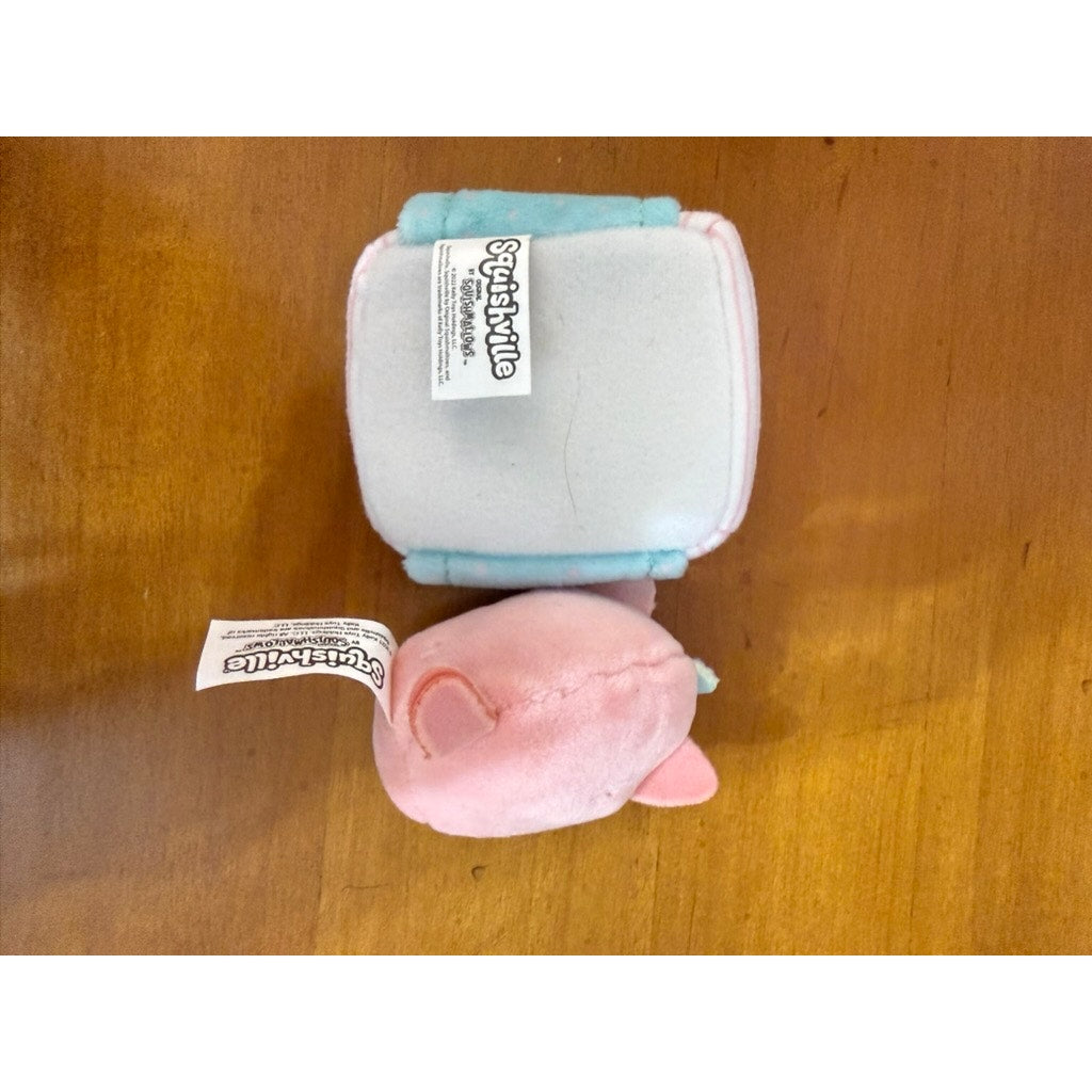 Squishmallows Mini Plush Caticorn Rainbow Dream Squad Toy Multicolor