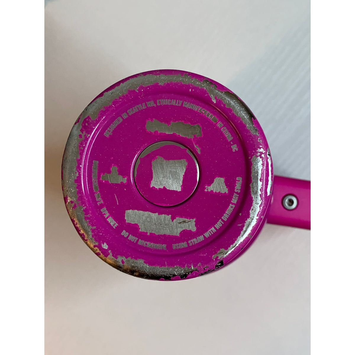 Stanley Quencher 40 oz Tumbler Pink With Handle Pig Sticker NO LID