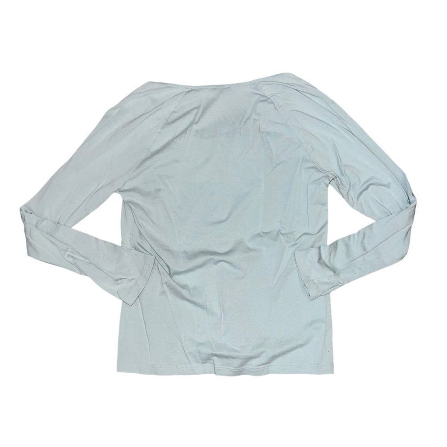 Talbots Women's Size Large Light Teal Blouse