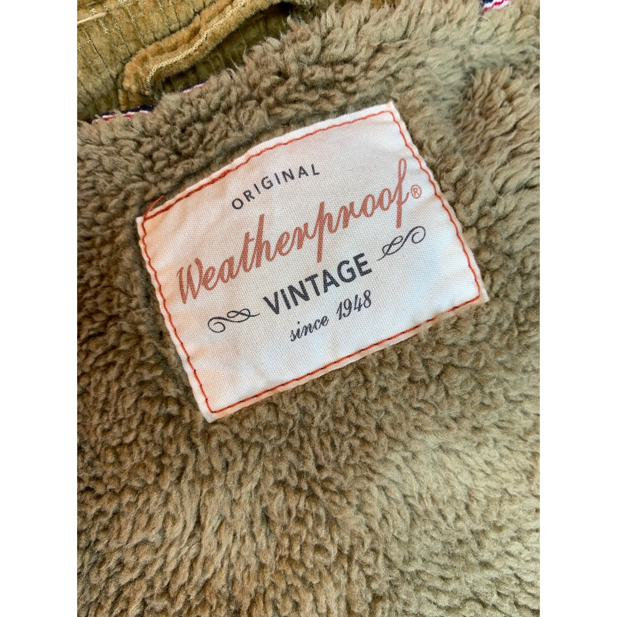 Weatherproof Vintage Shirt Jacket Mens Large Olive Green Sherpa Lined