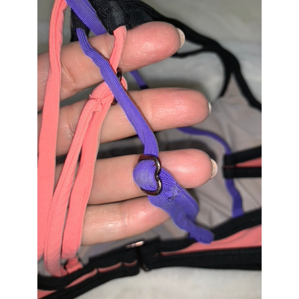 Calia by Carrie Underwood Women's Color Block Bikini Set Size Medium