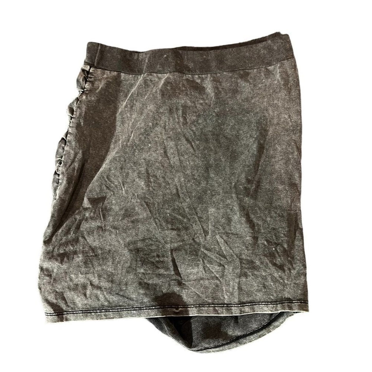 Le Lis Collection Skirt Womens Size Small Gray Ruched Drawstring Mini