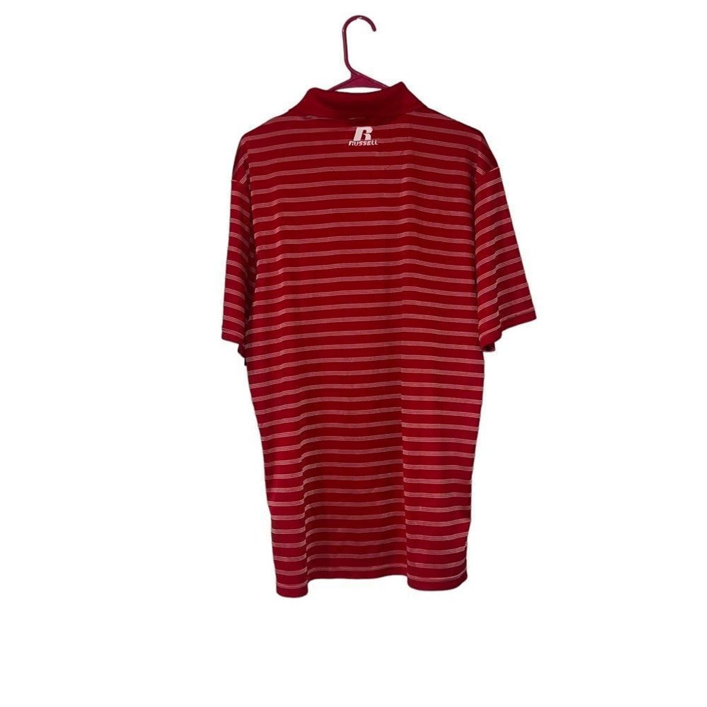 NWT Russell Team Issued Western Kentucky Hilltoppers Red Polo Size Medium