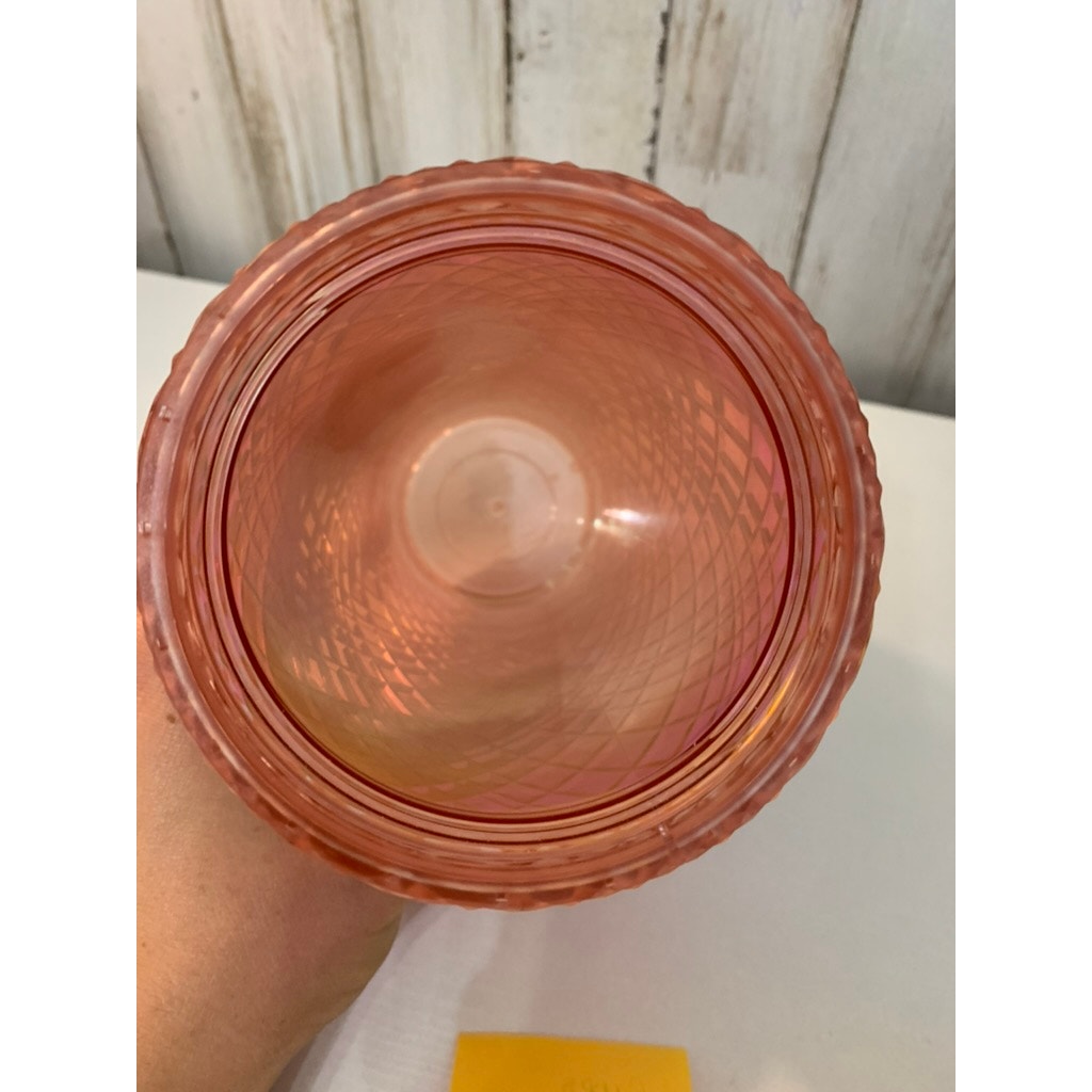 Starbucks Rose Gold Jeweled Tumbler Cup 16 oz Siren Logo Lid NO STRAW