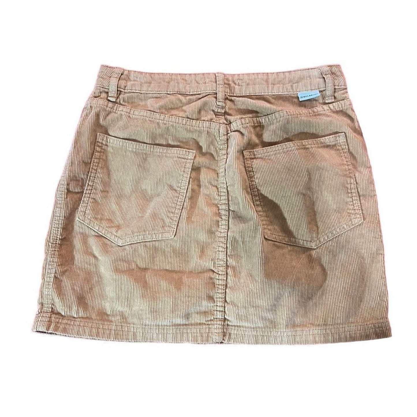 Billabong Skirt Womens Size 28 Beige Button Front High Rise A-Line Mini