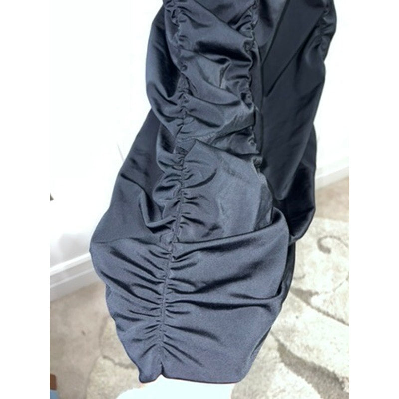 NWT Torrid Women's Black Ruched Retro Swimdress Size 3 Removable Straps