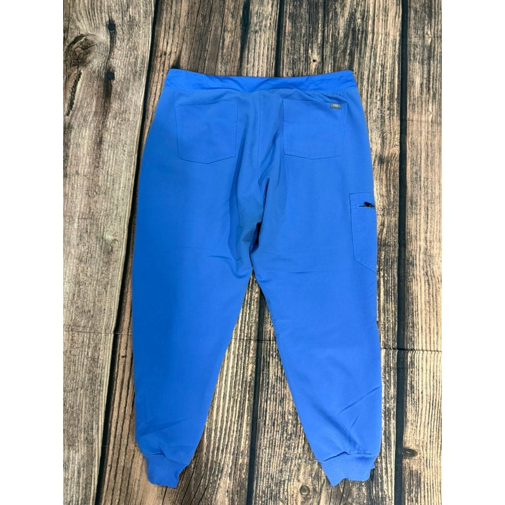 Figs Zamora Jogger Scrub Pants Women's XL Blue Workwear
