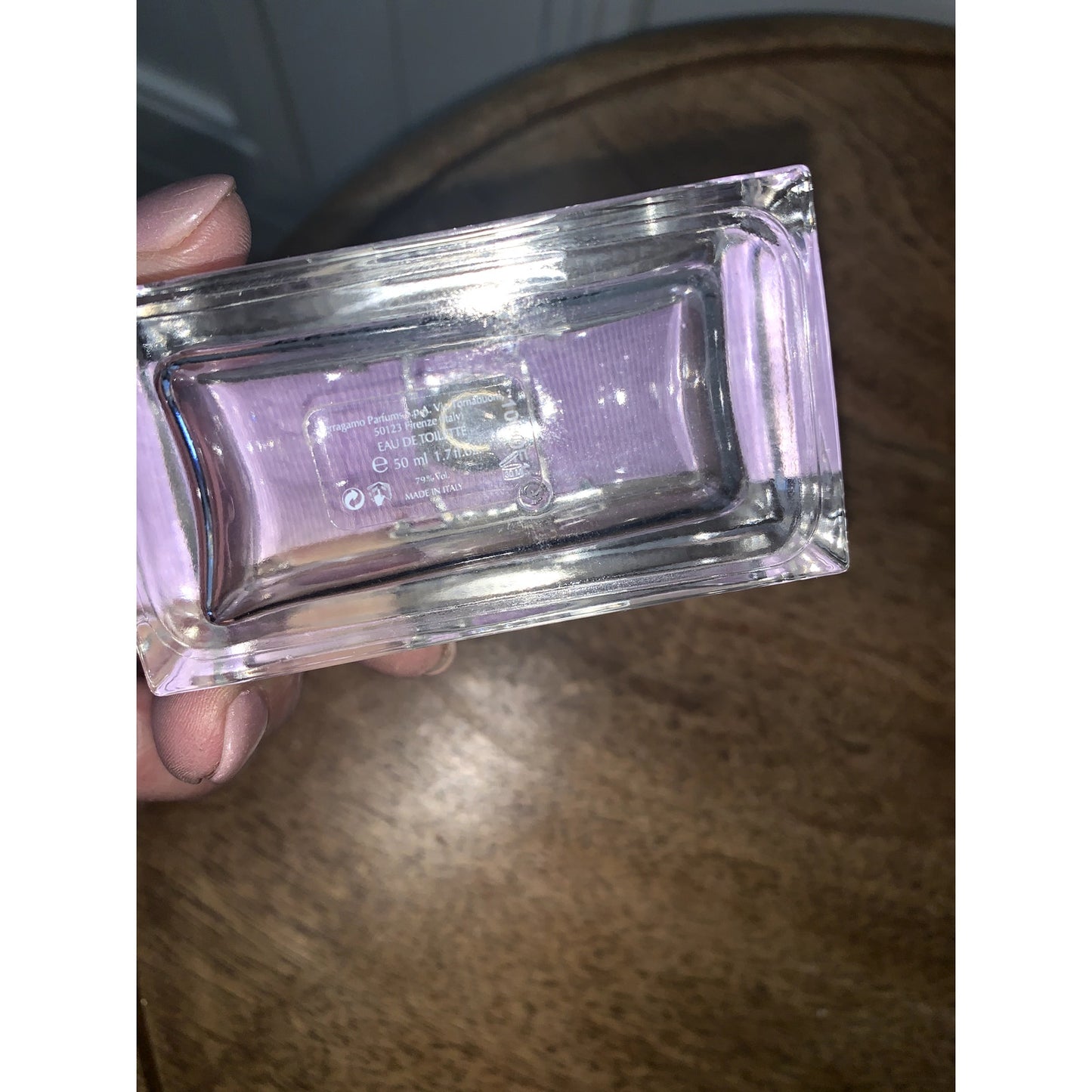 Salvatore Ferragamo Signorina Eau De Parfum Empty Perfume Bottle Floral
