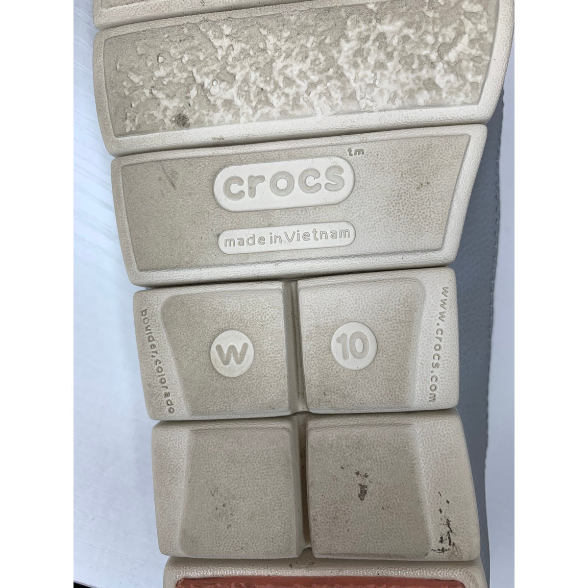 Crocs Stretch Sole Flat Womens Slip-On Ballet Flats Gray Size 10 Comfort