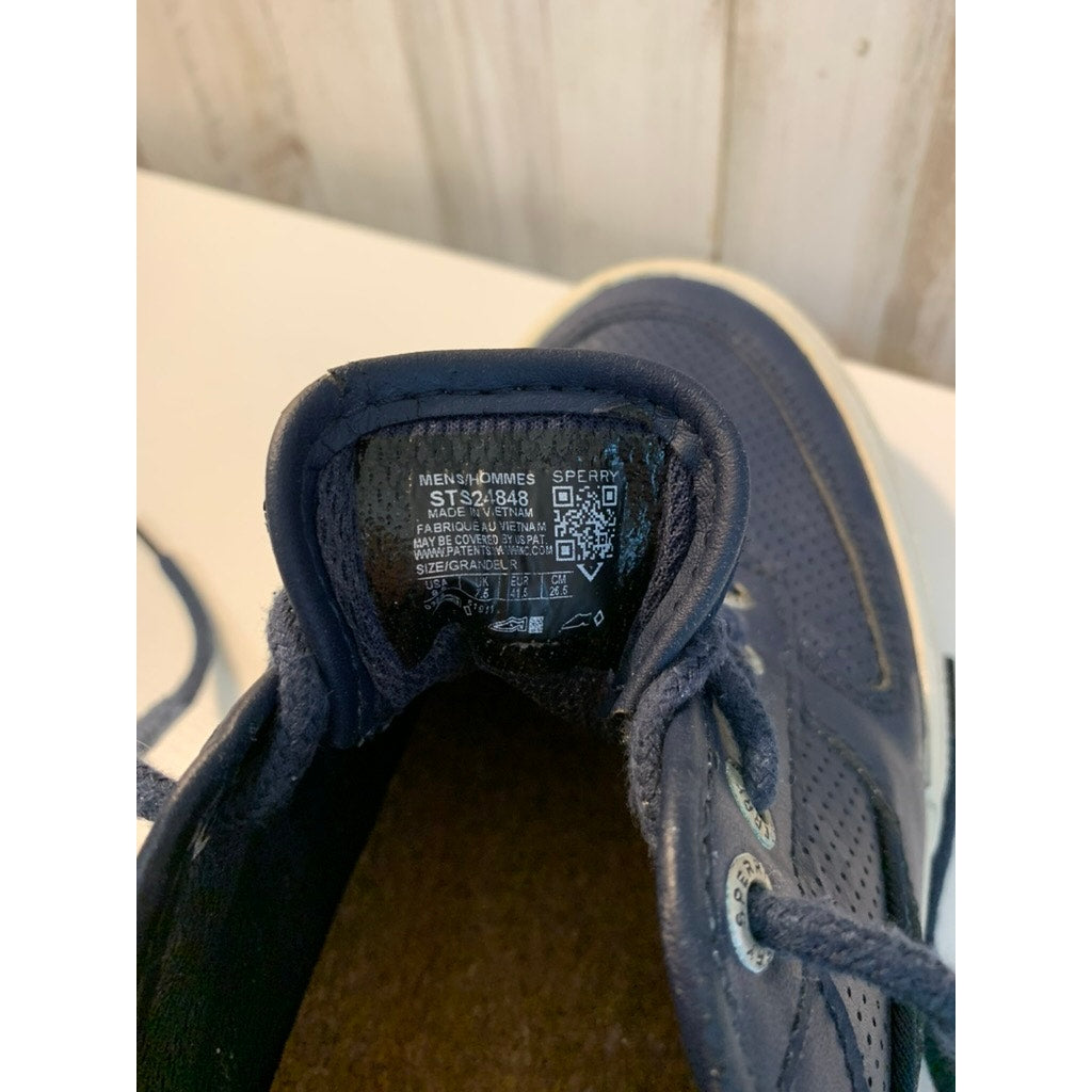 Sperry Soletide SeaCycled Men's Navy Blue/White Size 8.5 M