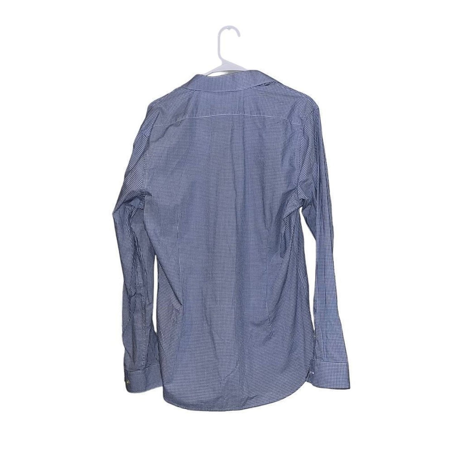 Men's Express Fitted Long Sleeve Button Front Shirt