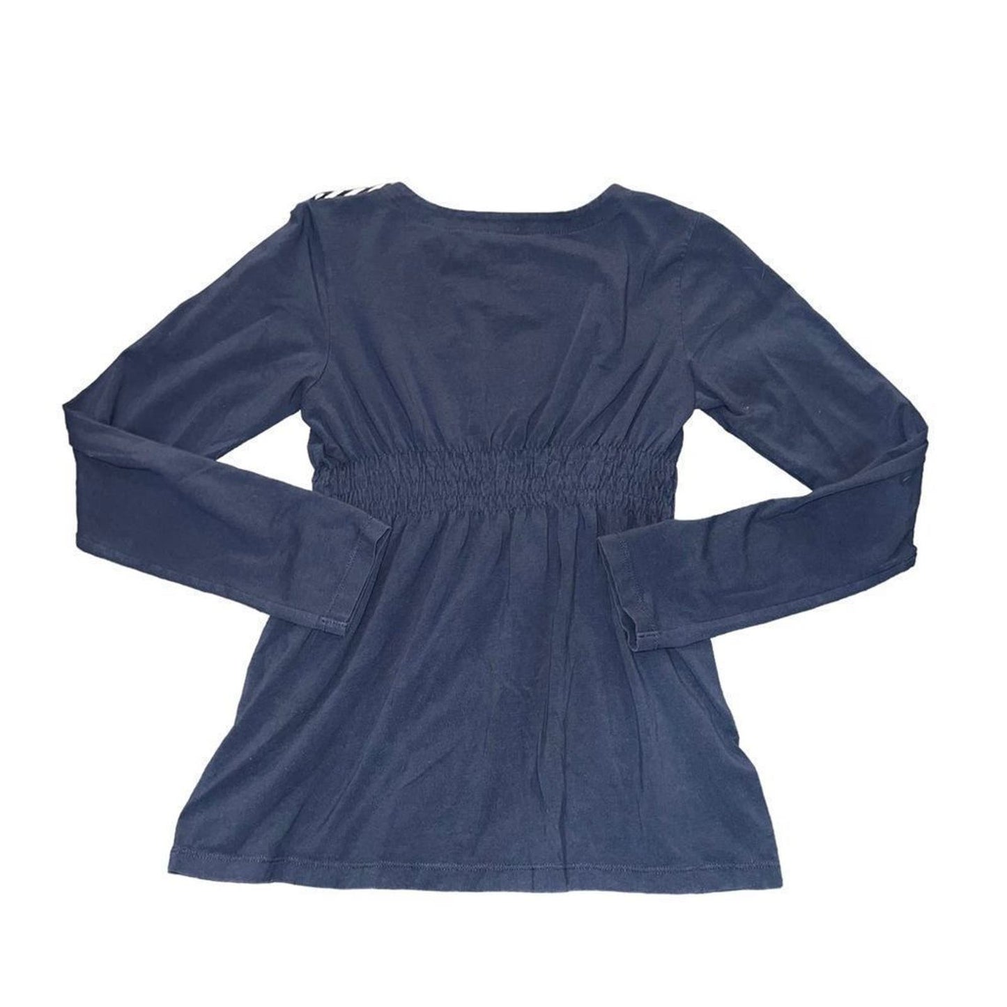 Vineyard vines Girls Large Navy Long Sleeve Shirt