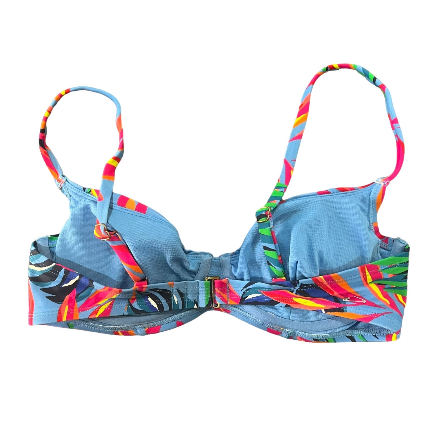 Tabitha Brown X Target Women's Small Tropical Leopard Print Underwire Bikini Top