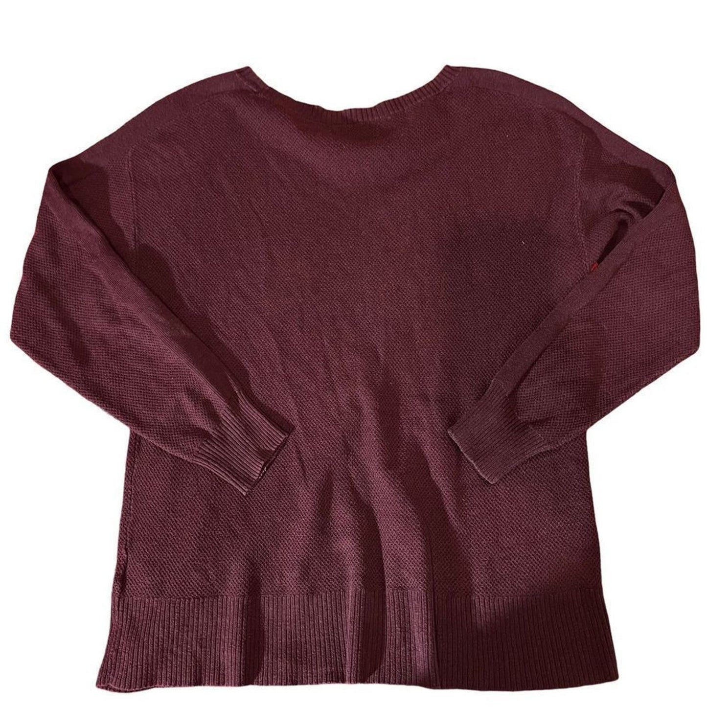 American Eagle Burgundy Crew Neck Sweater Size Medium