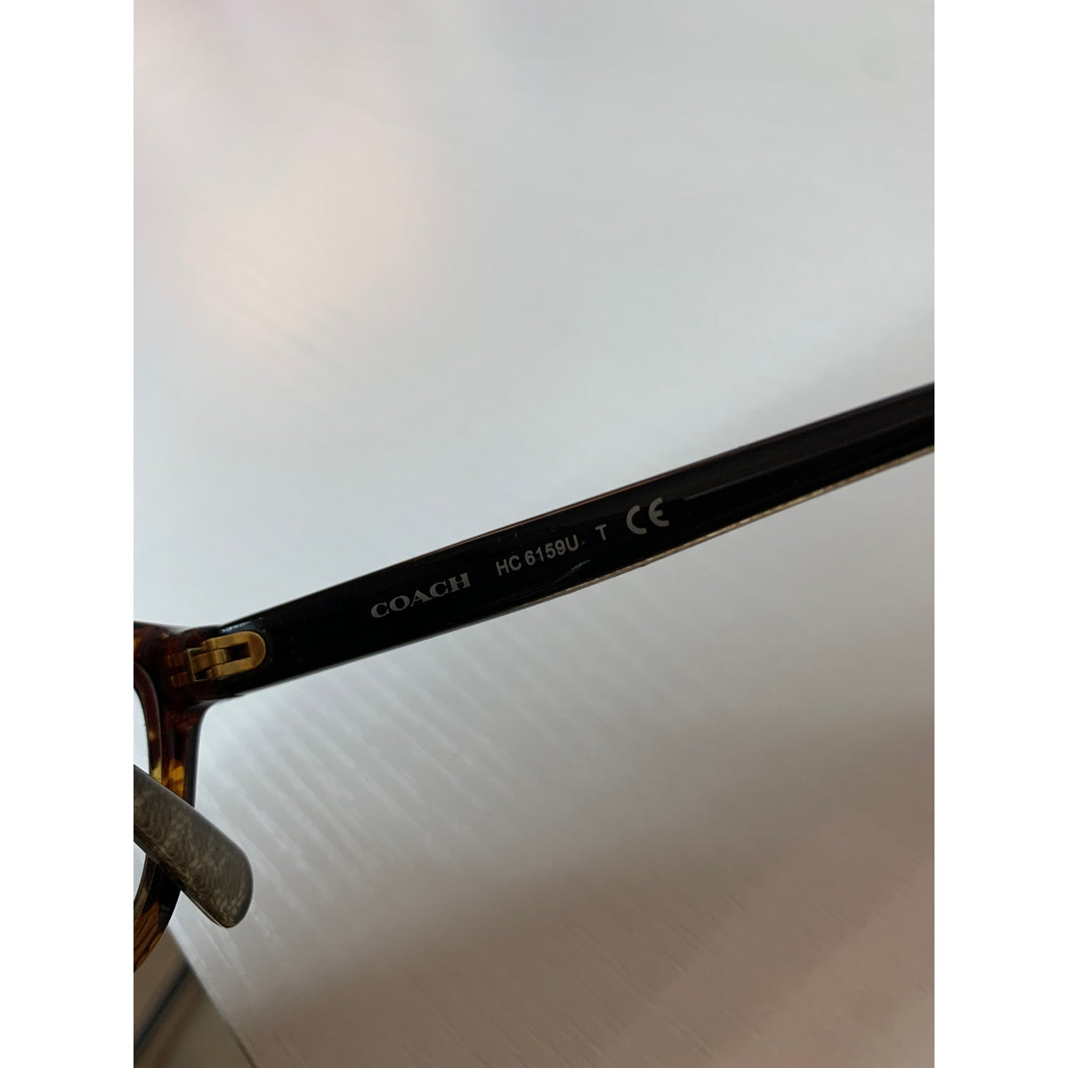 Coach Prescription Eyeglasses Frames Womens Dark Tortoise Rectangular Full Rim