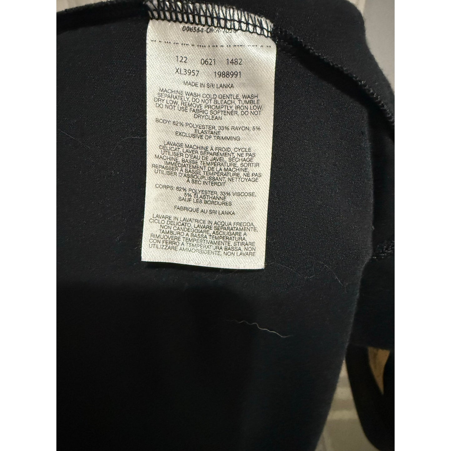 Columbia Cardigan Womens XS Black Open Front Draped Long Sleeve Stretch