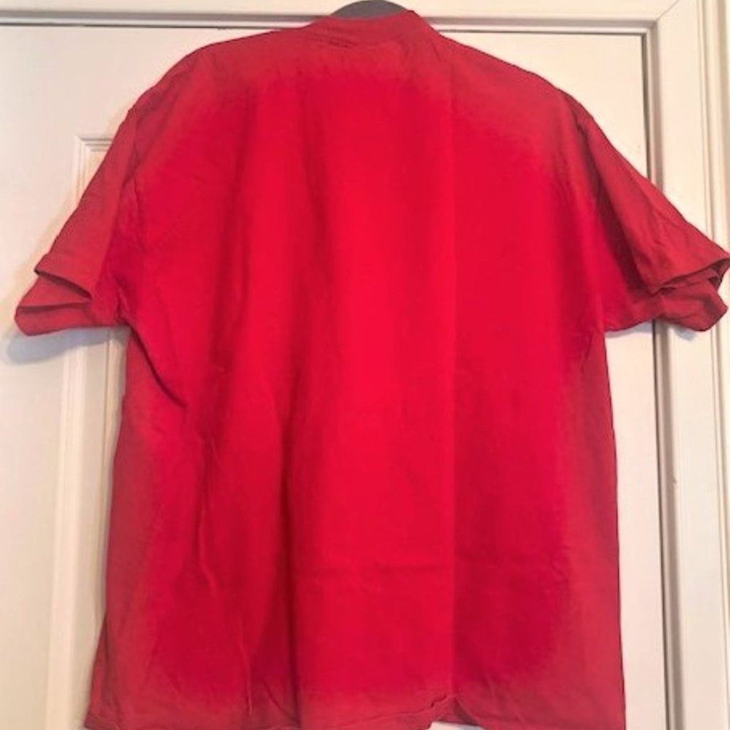 "Seasons Greetings" embossed tshirt XL