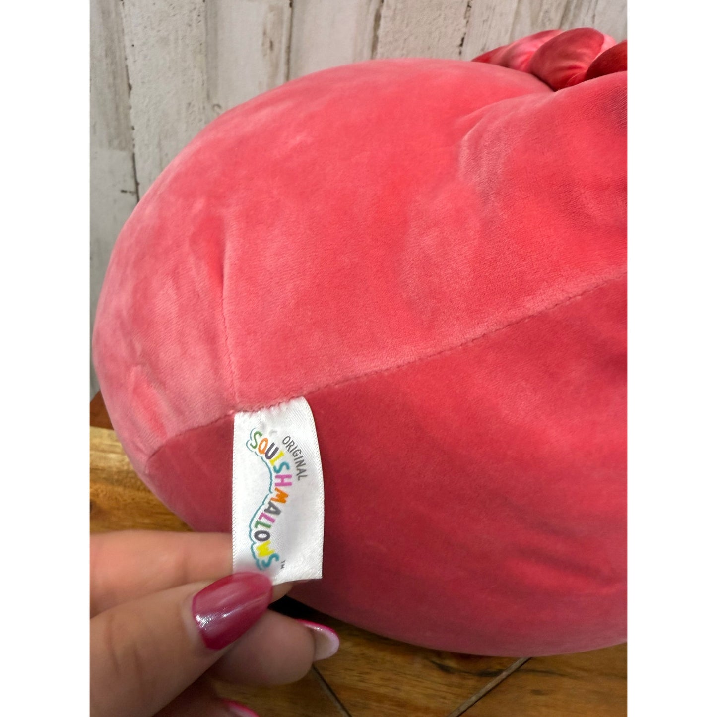 Squishmallows Poleena the Red Dinosaur Medium 8” Plush Toy