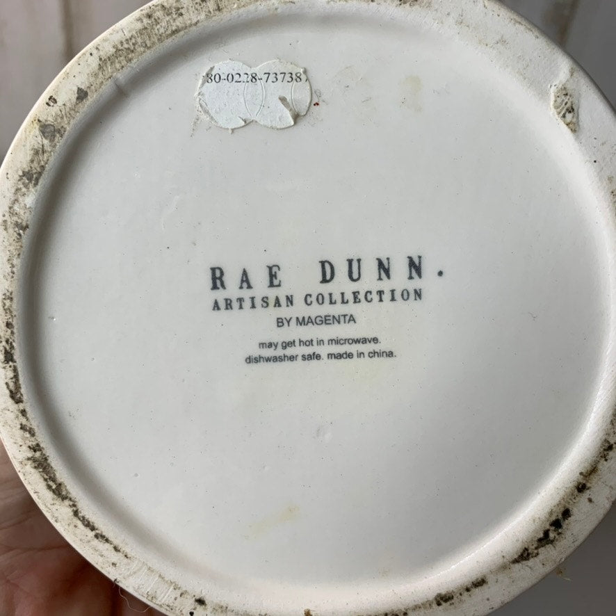 Rae Dunn Flour Canister with Lid White Storage Jar 8.5in