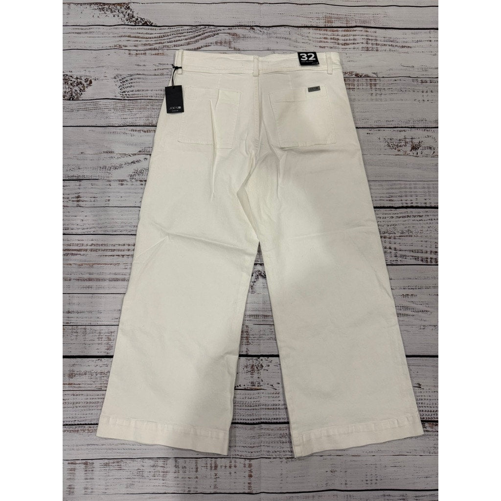 NWT Joe's Jeans Women's Wide-Leg Ankle Jeans White Size 32
