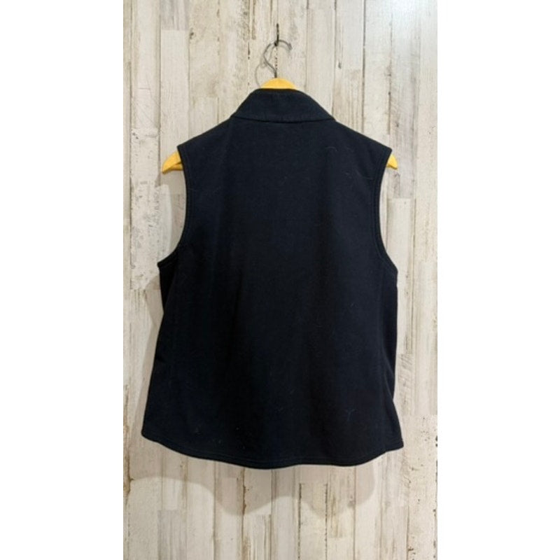 Under Armour Women's Black Fleece Vest Size Large Sleeveless Casual