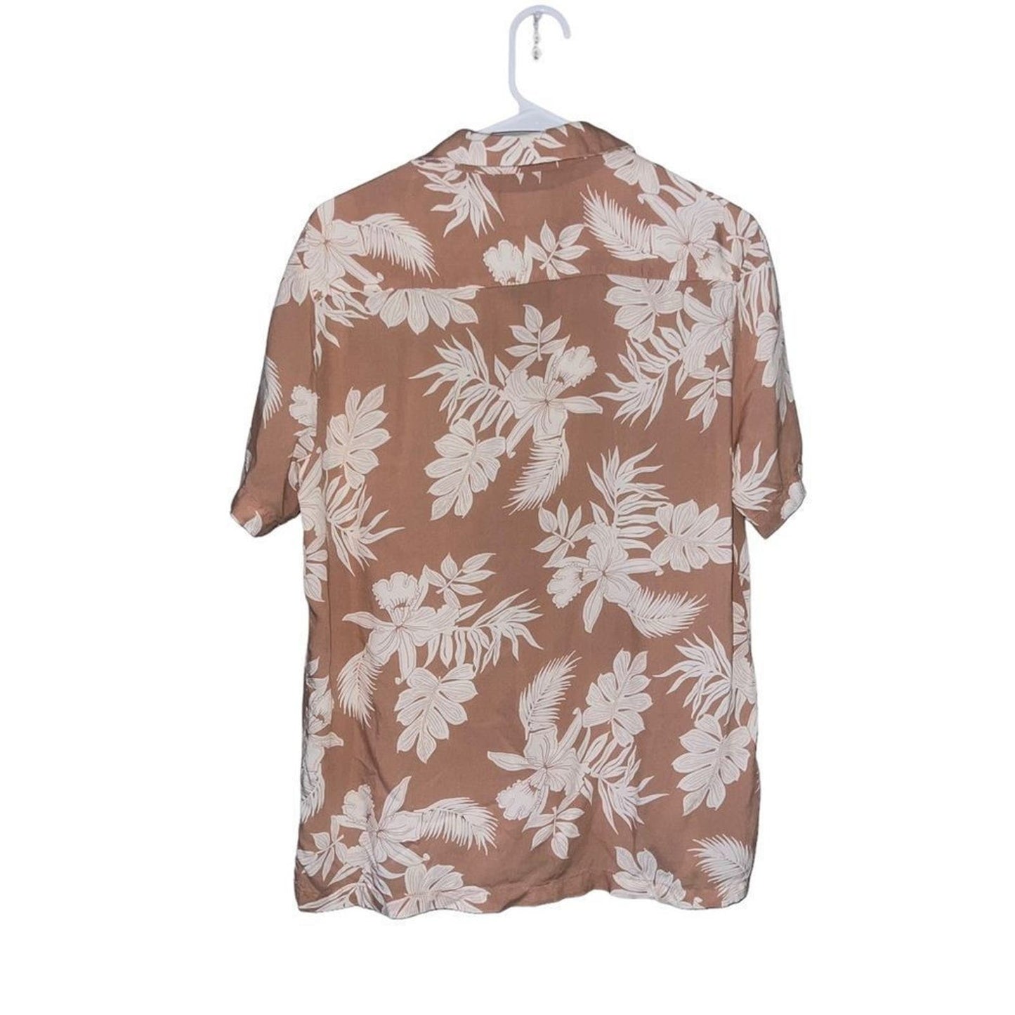 Denim and Flower Men's Size Medium Floral / Hawaiian Button up