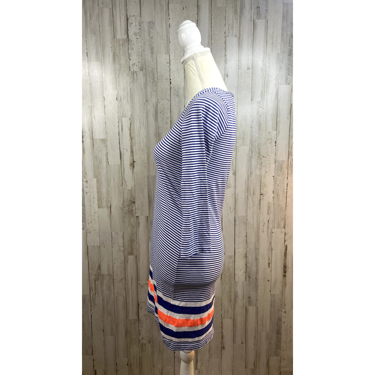 Lilly Pulitzer Women's XS Multicolor Nautical Striped 3/4 Sleeve Beacon Dress
