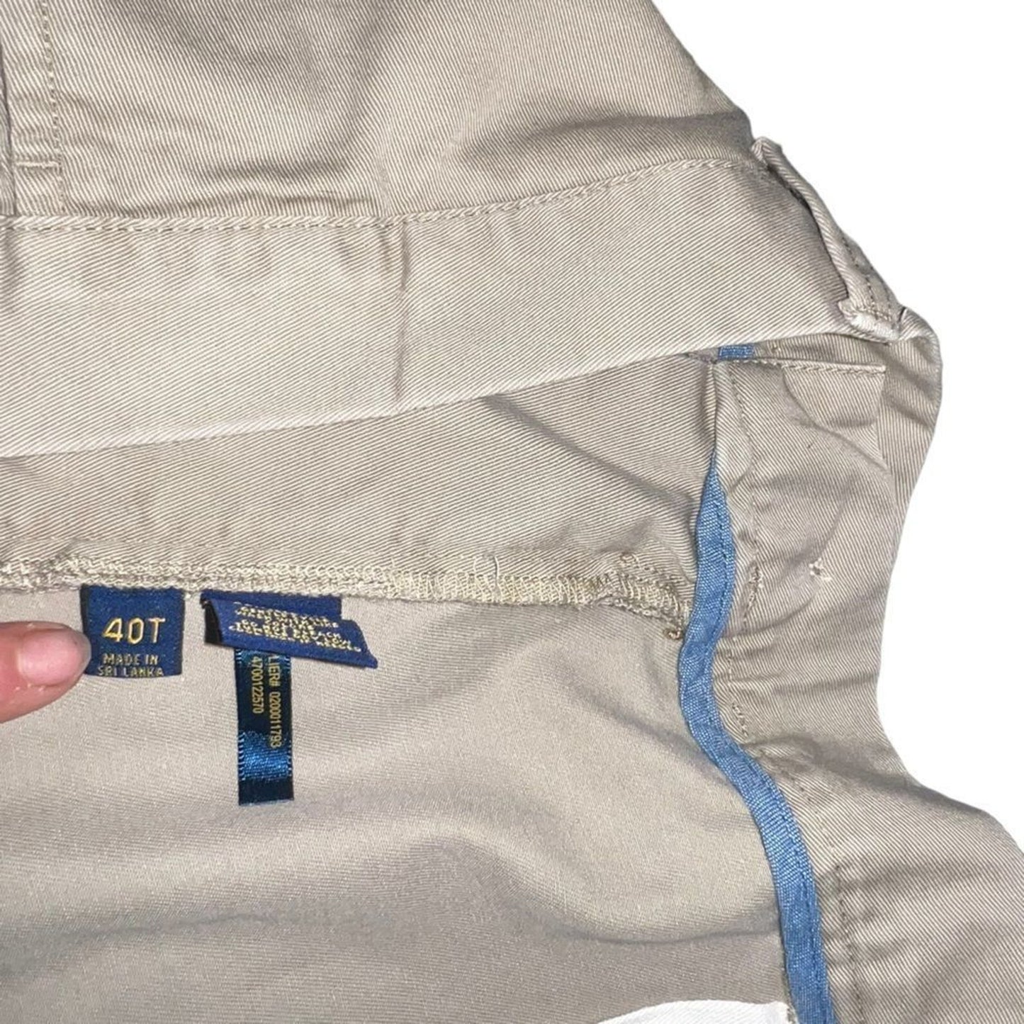 Polo Ralph Lauren Chino Shorts Mens 40 Big & Tall Beige Classic Fit Flat