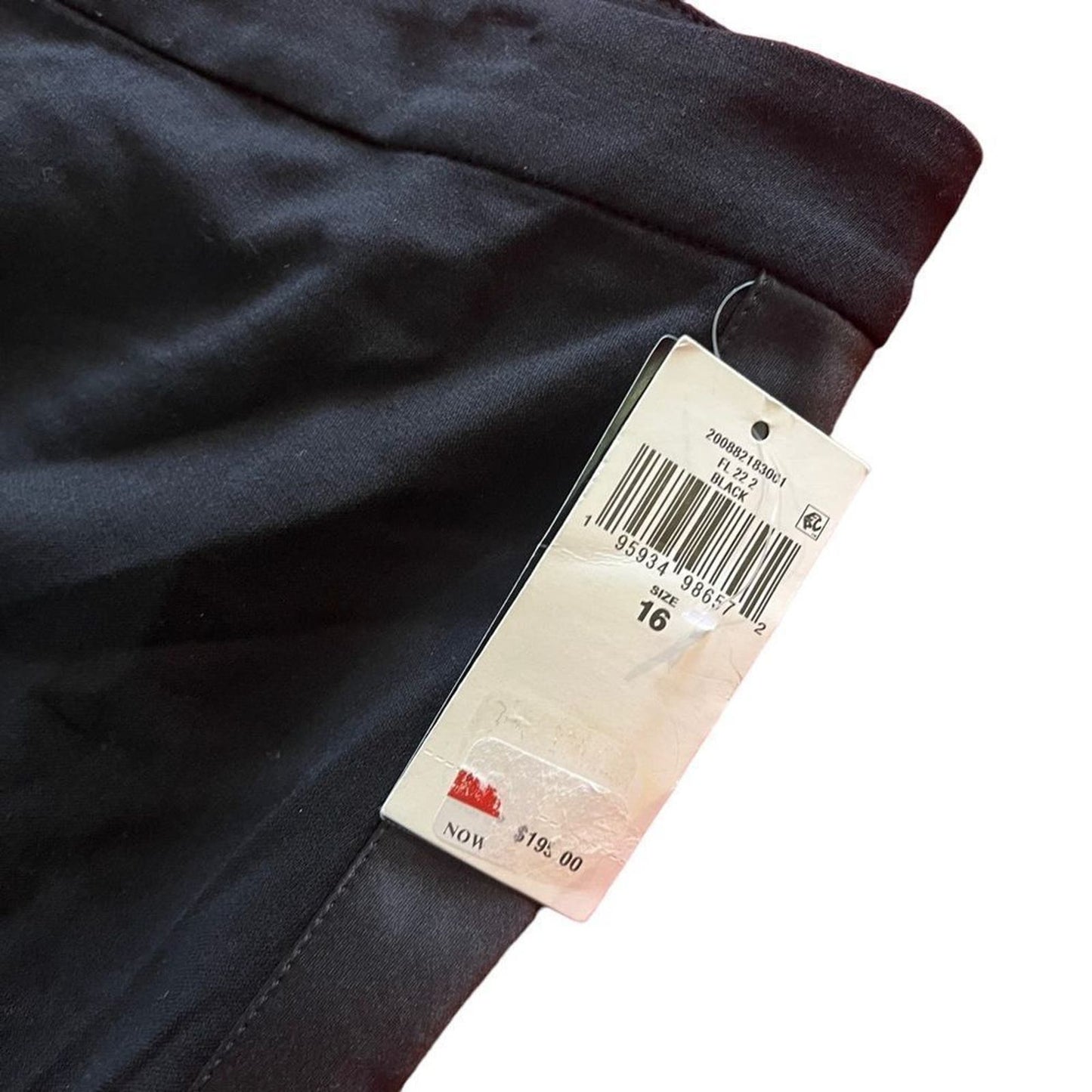 NWT Lauren Ralph Lauren Black Dress Pants Size 16