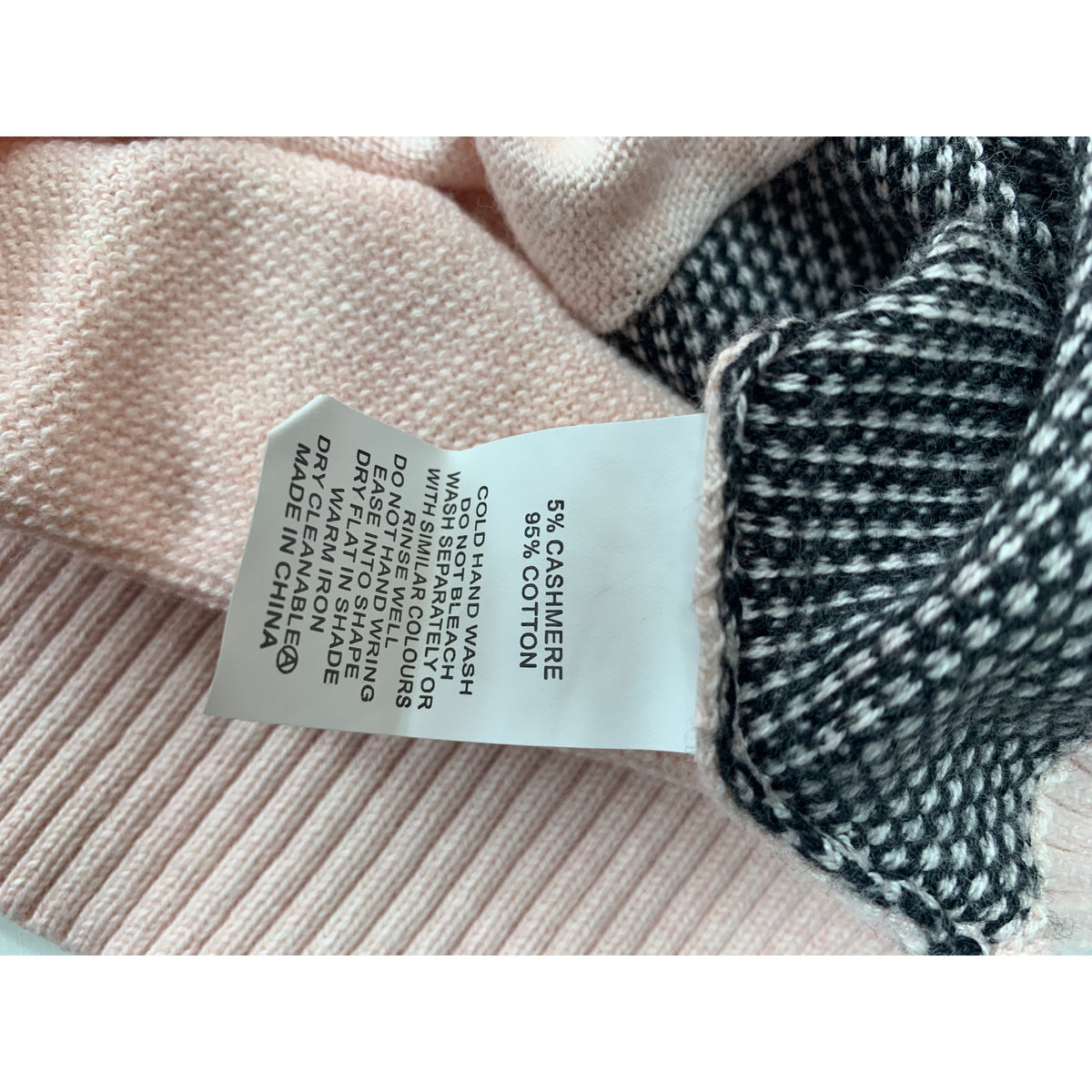 Zaket & Plover Sweater Womens Extra Large Pink Colorblock Knit CrewNeck Pullover