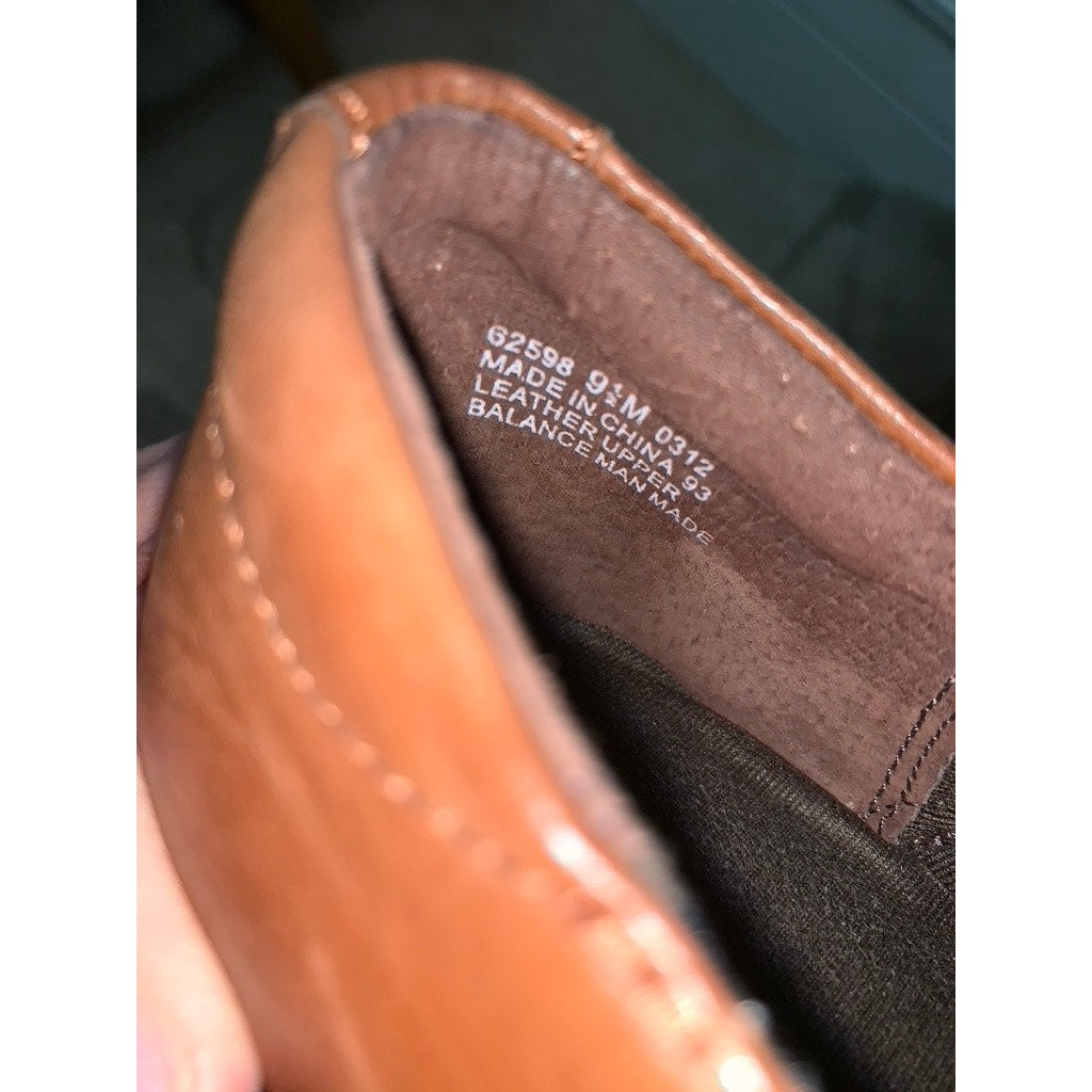 Clarks Women's Brown Ankle Booties Size 9.5M Double Buckle Block Heel