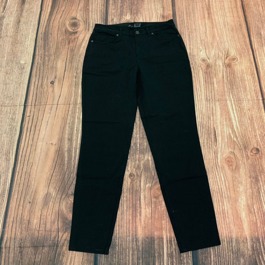 Nike Dri-FIT Pants Womens Size 4 Black Straight Leg Stretch