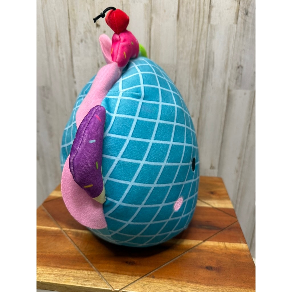 Squishmallows Bertie Ice Cream Taco Waffle 12" Plush Toy Multicolor