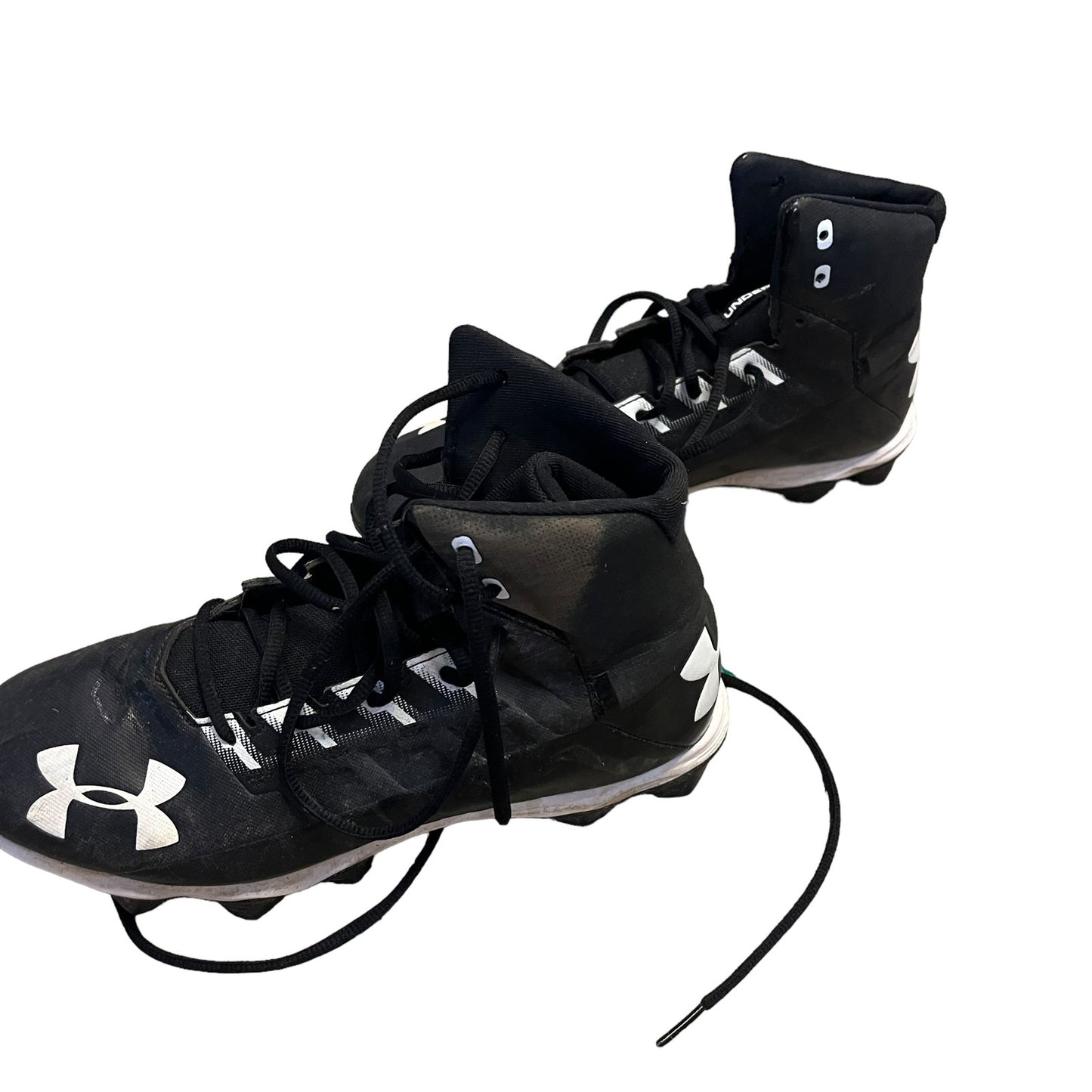 Under Armour Men's Renegade RM Football High Top Black Cleats Men's Size 7.5