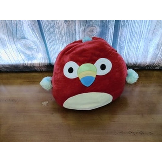 Squishmallows Paco the Parrot Plush Stuffed Animal Red Super Soft 14"