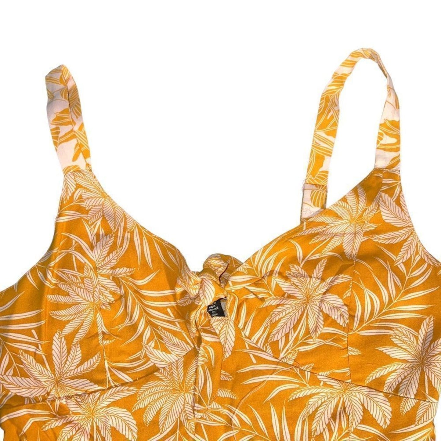 NWT Jessica Simpson Palm Bliss Sunflower Jungle Tank Top Size Medium