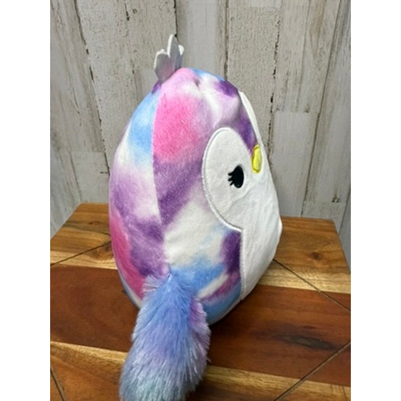 NWT Squishmallow Louisa the Penguin 10" Tie Dye Plush Toy Multicolor