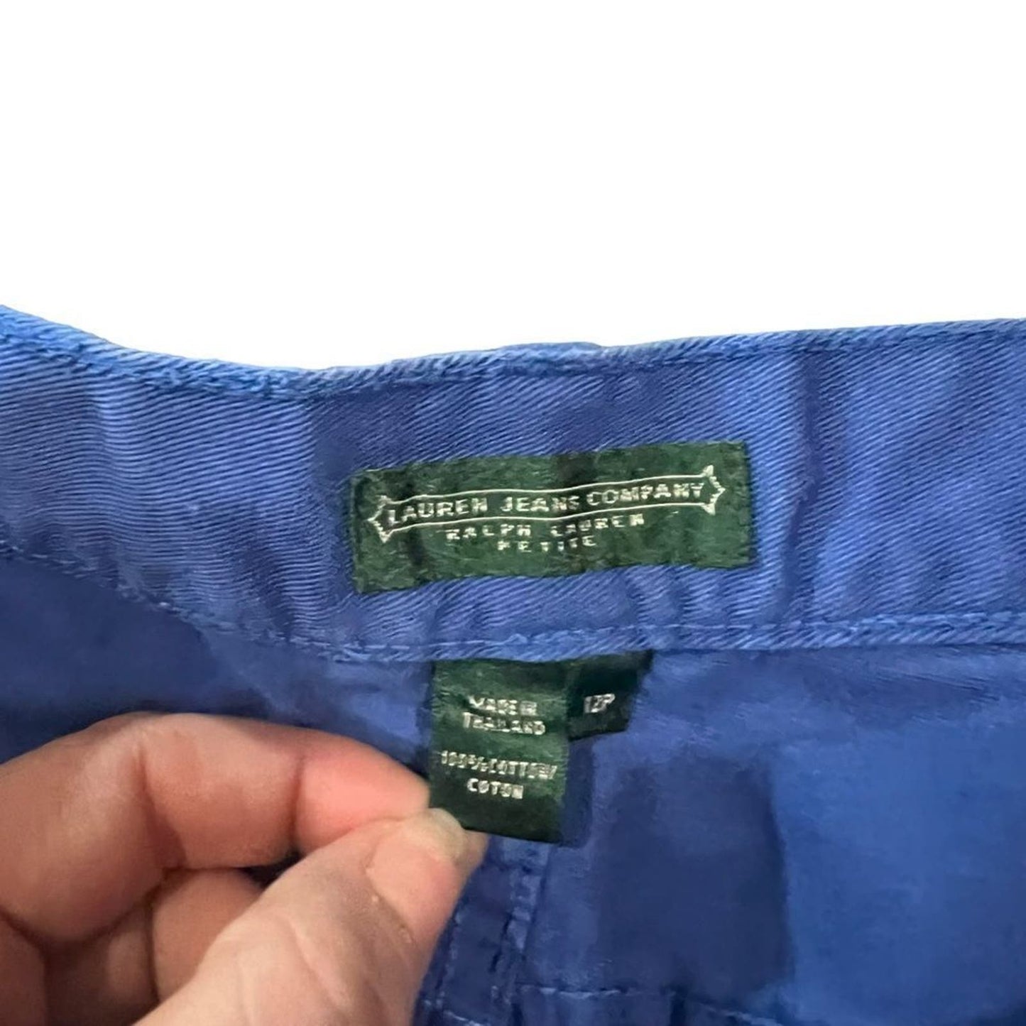 Lauren Jeans Company - Vintage Ralph Lauren Blue Petite Capri Pants 12P