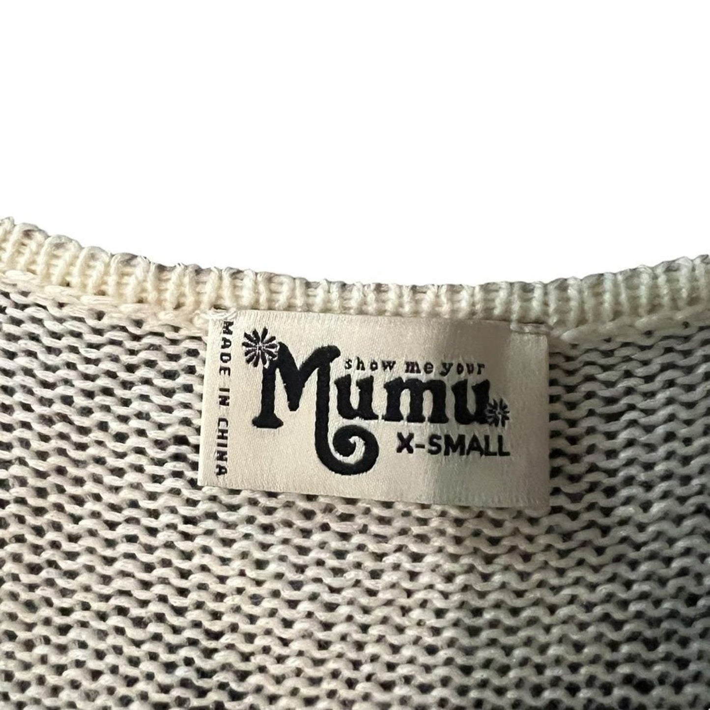 Show Me Your Mumu Snake Print Hug Me Sweater Size XS