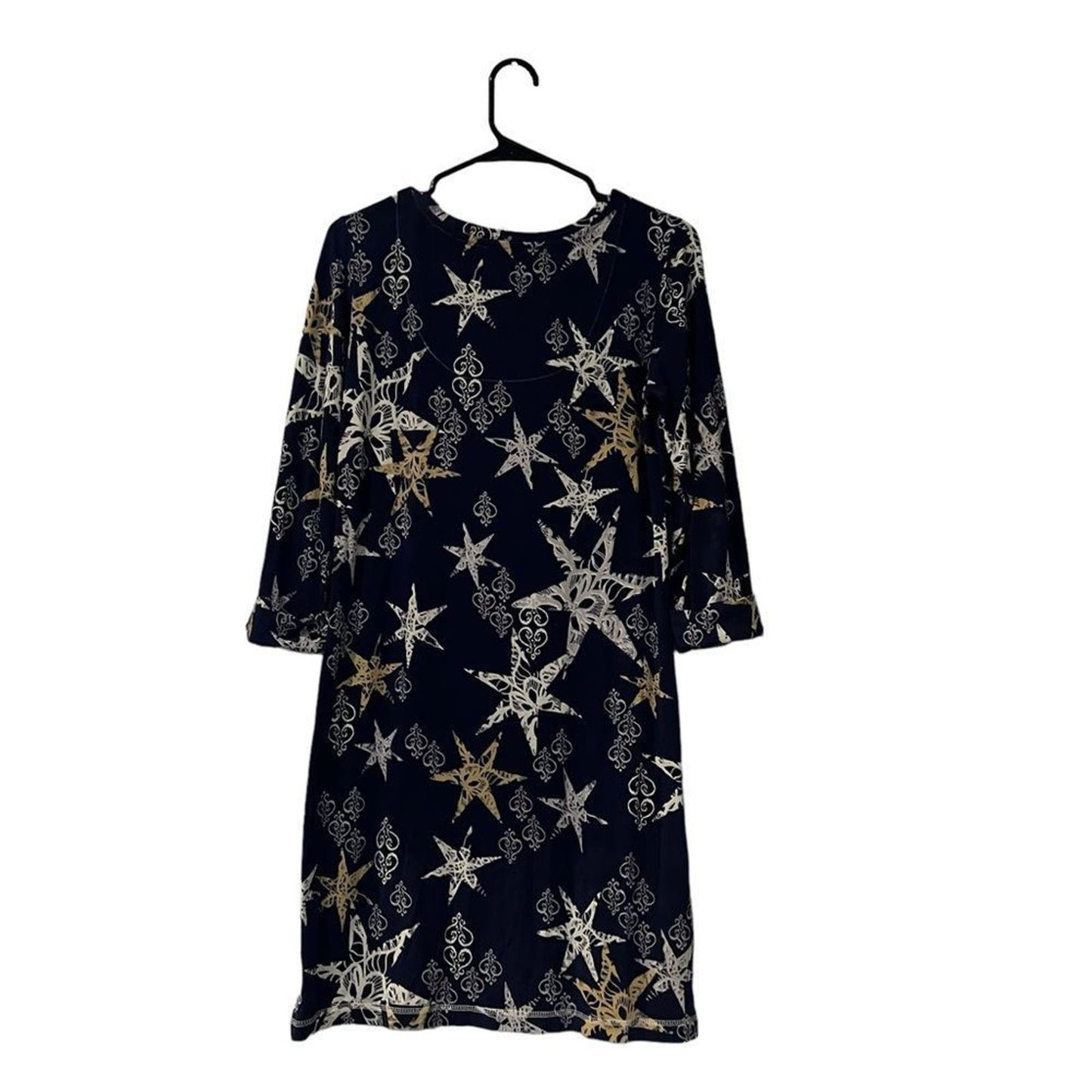 Some Cool Nights SleepShirt with Starfish Print Size Small