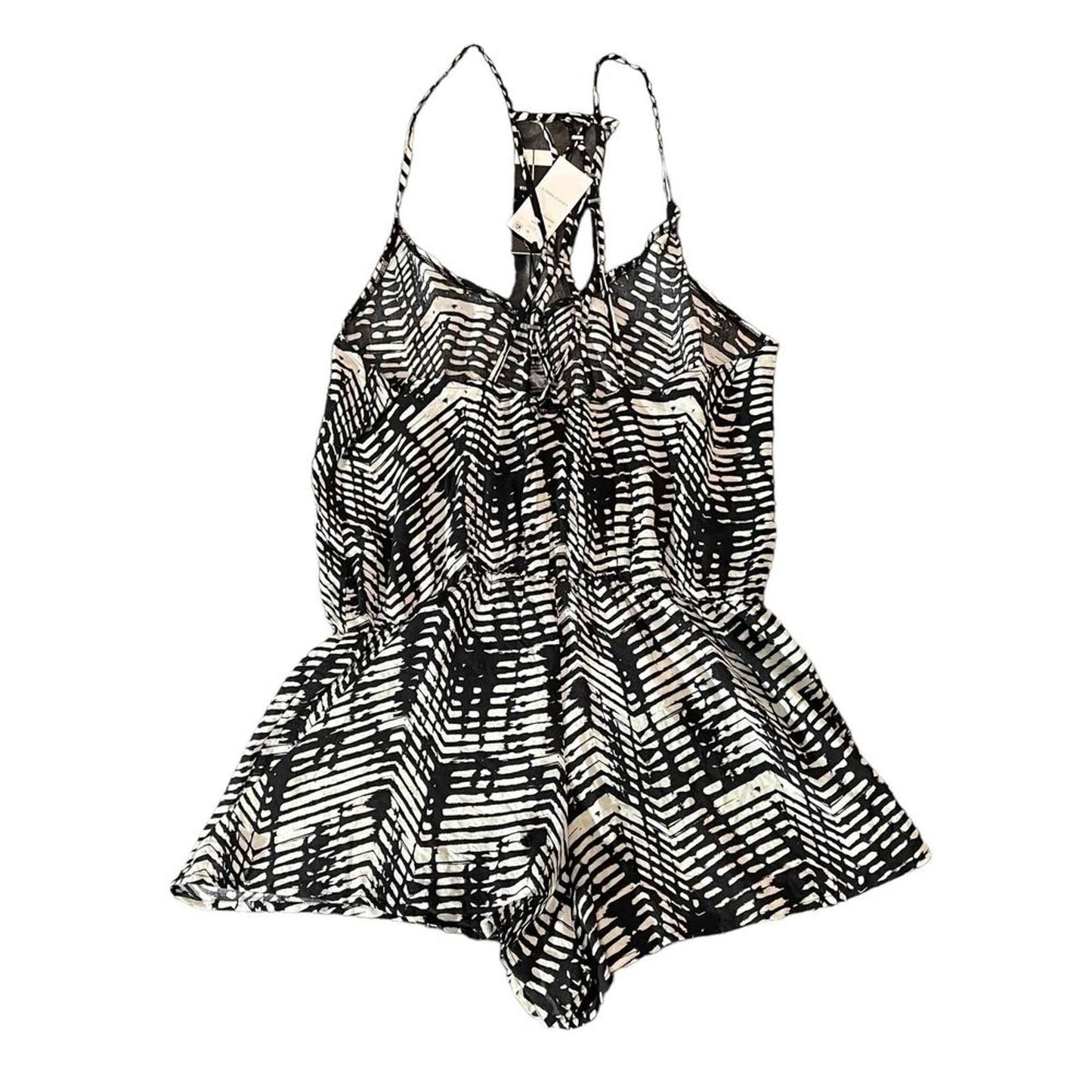 NWT Dolce Vita Women's Ikat Medium Strappy Geometric Print Cover-up Romper