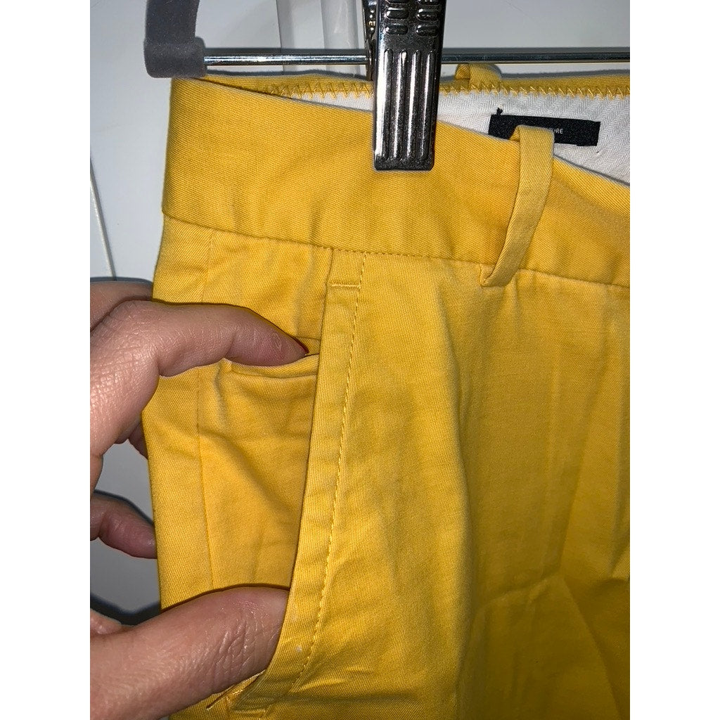 Talbots Signature Women's Yellow Chino Pants Size 6 Casual Solid Style