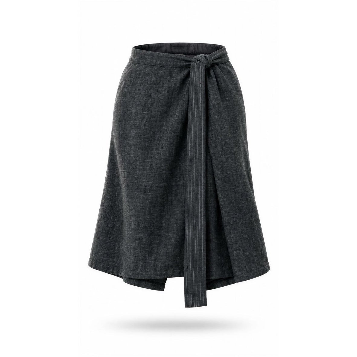 Calvin Klein Women’s Gray Pencil Skirt Size 2 Belt Lined