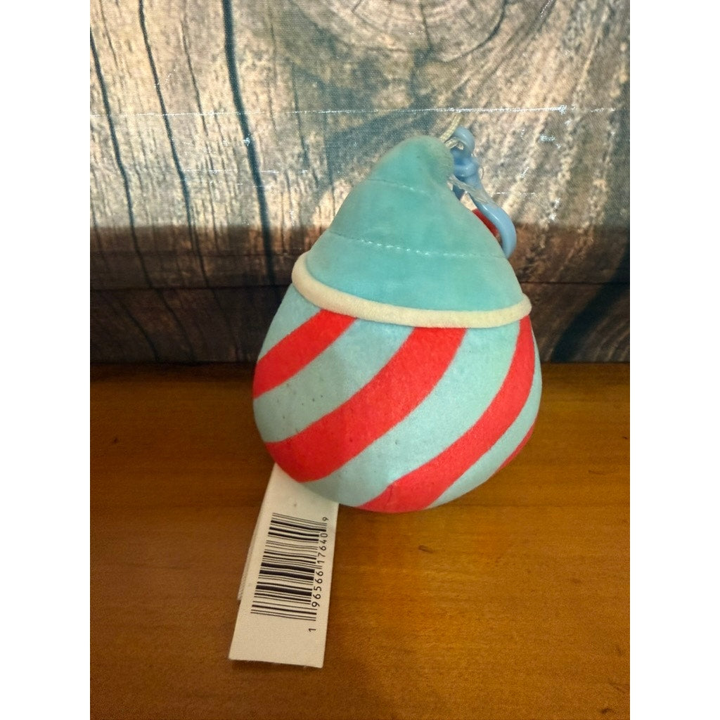 Squishmallows Tucker Slushie Clip-On Plush Toy Mini Multicolor