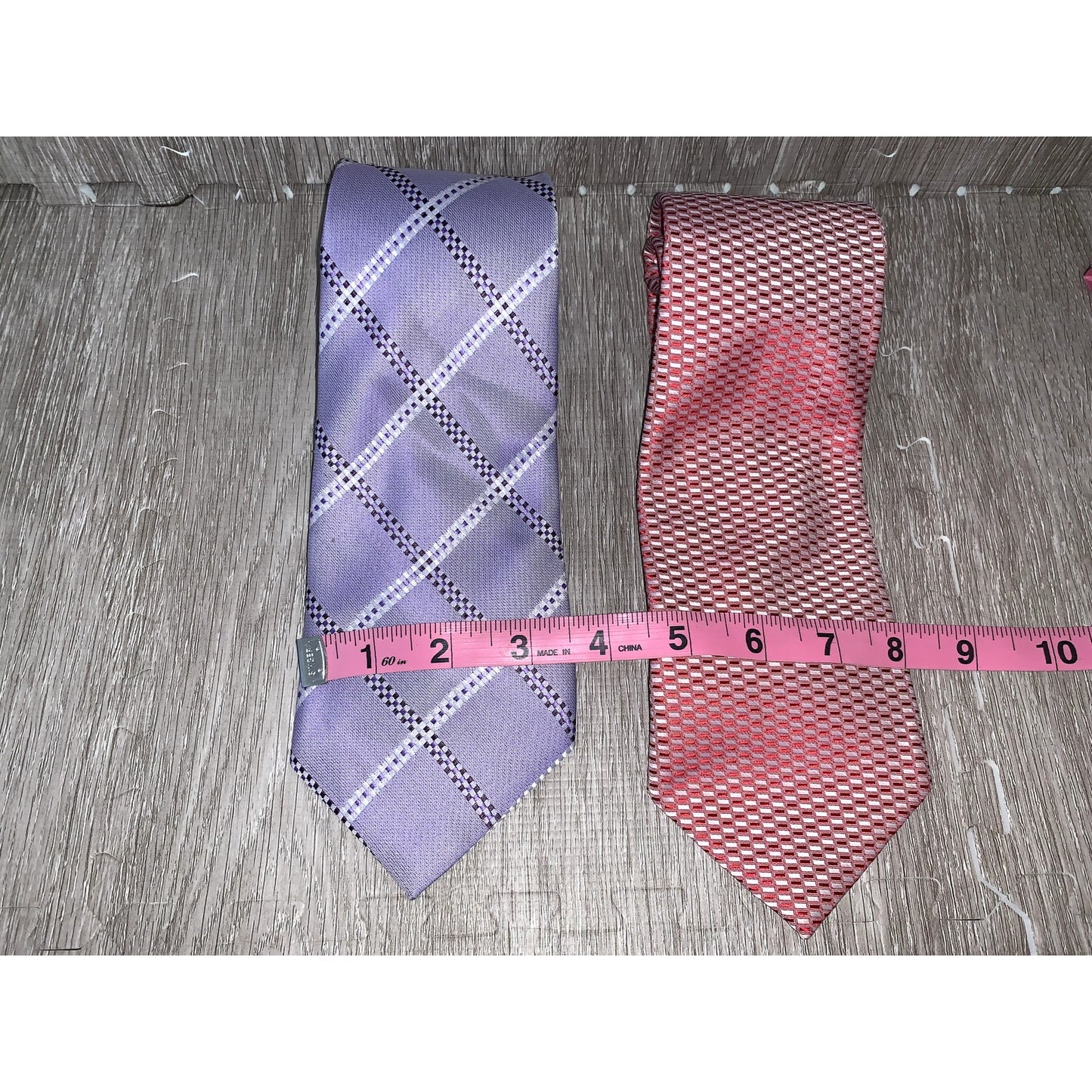 George Martin Men's Necktie Set Multicolor Plaid & Check 2 Piece