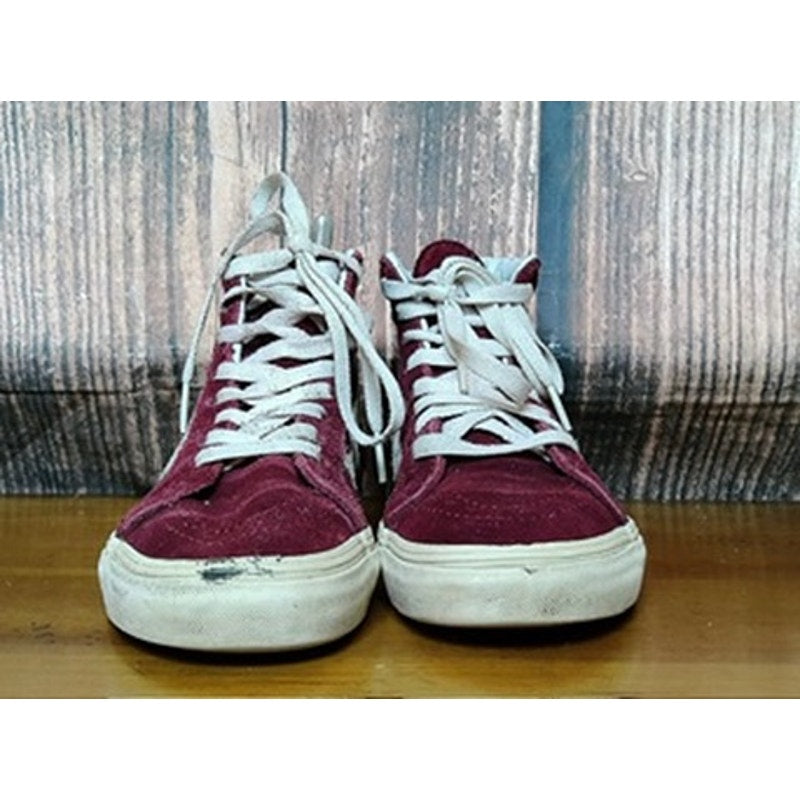 Vans Sk8-Hi High Top Sneakers Burgundy Maroon M5/W6.5