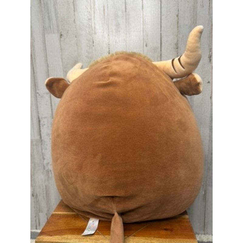 Squishmallows Marshal Highland Cow Plush Toy Medium 20" Brown