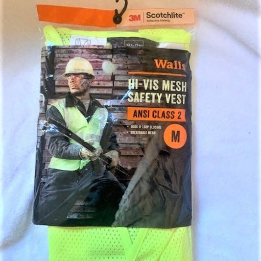 Yellow Mesh Safety Vest NWT