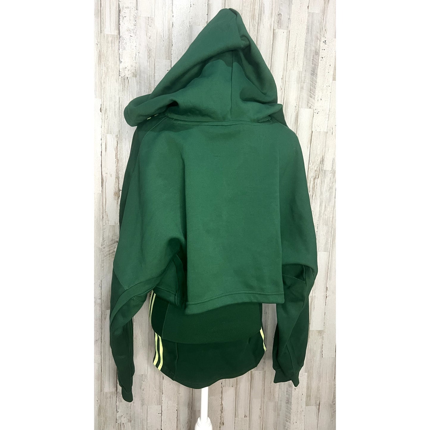 Adidas x Ivy Park Women Hooded Cut Out Dress Green Size Small Casual